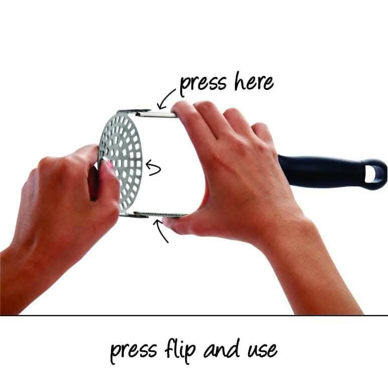 AVMART Stainless Steel Flexible Potato Masher - HalfPe