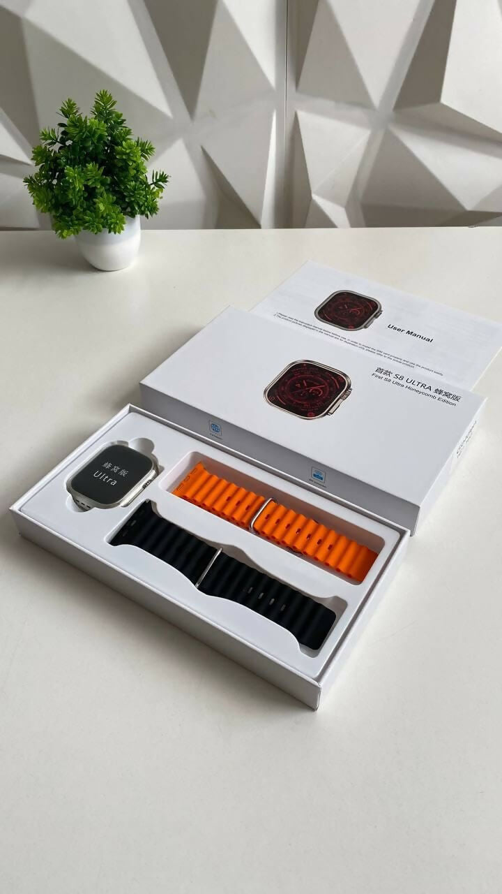 S8 Ultra 4G Android Smartwatch – SIM, GPS, Wi-Fi Calling (Random