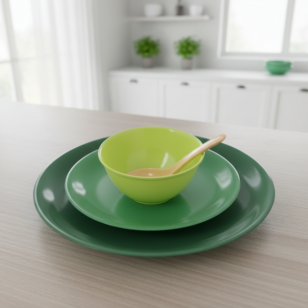 Melamine Dinner Set, Pack of 1 - 4pcs SUPER