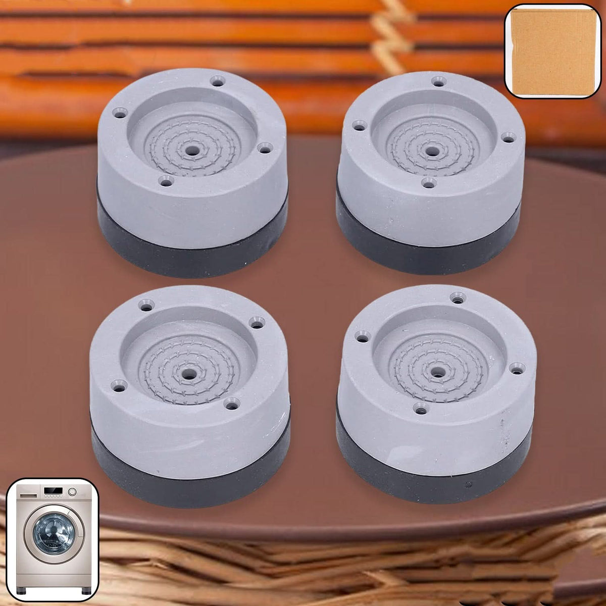 Round Washing Machine Support Pad (4 Pcs Set) HP DD