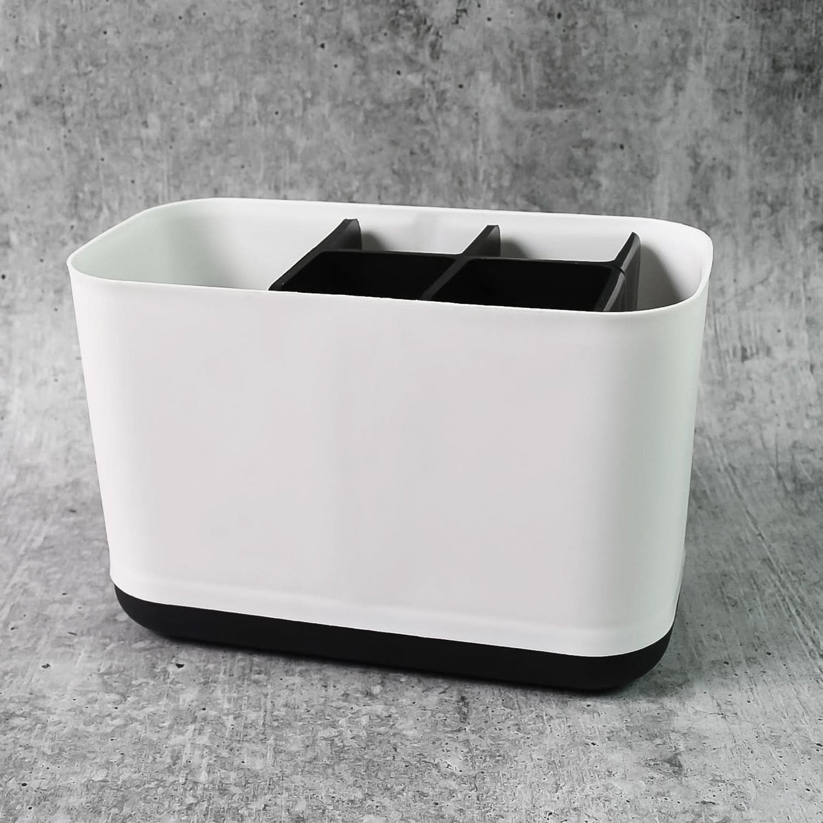 6 Compartment Multi Purpose Organizer Toothbrush Holder Stand Plastic Caddy (1 Pc) HP DD