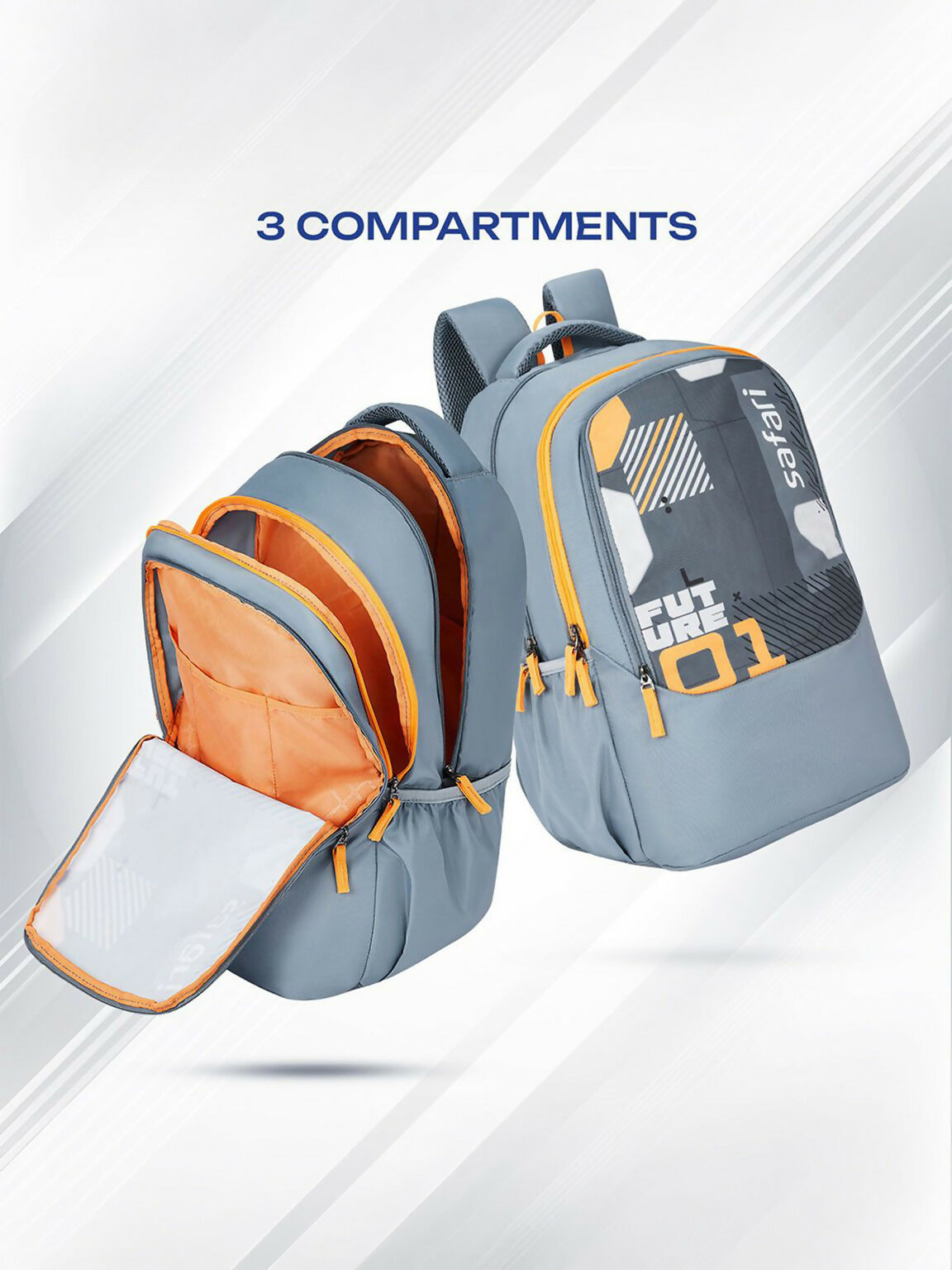 SAFARI Large 36 L Backpack Sigma 1 (Grey)