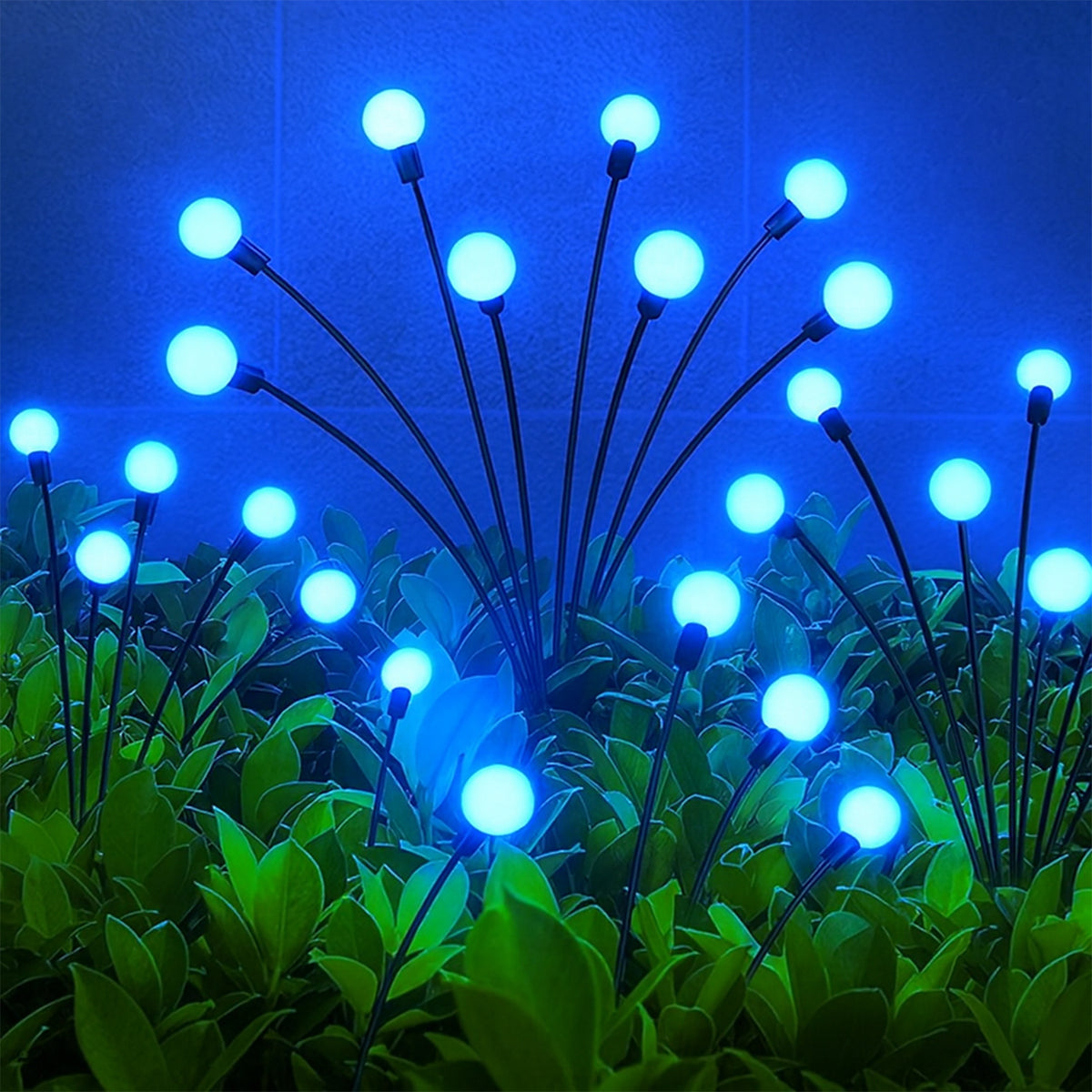 Solar LED Fiber Optic Garden Light for Waterproof Outdoor Decorative Path Lamp with Auto On/Off Sensor (1 Pc)