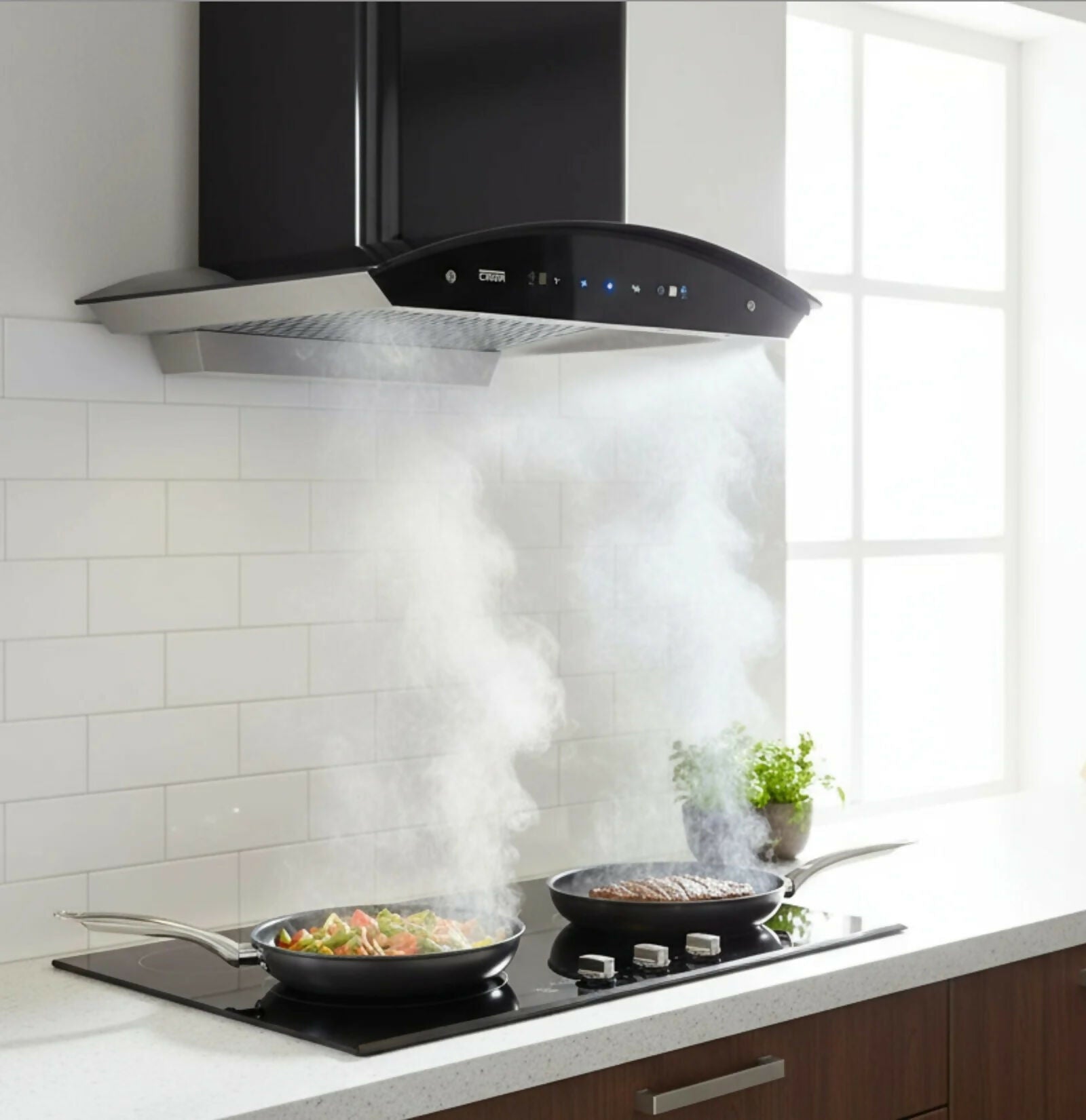 Casa Specifico 60cm Black Chimney CASA Home Appliances