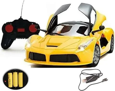Big Remote Control Door Opening Premium Toy Car with rechargeable Mode