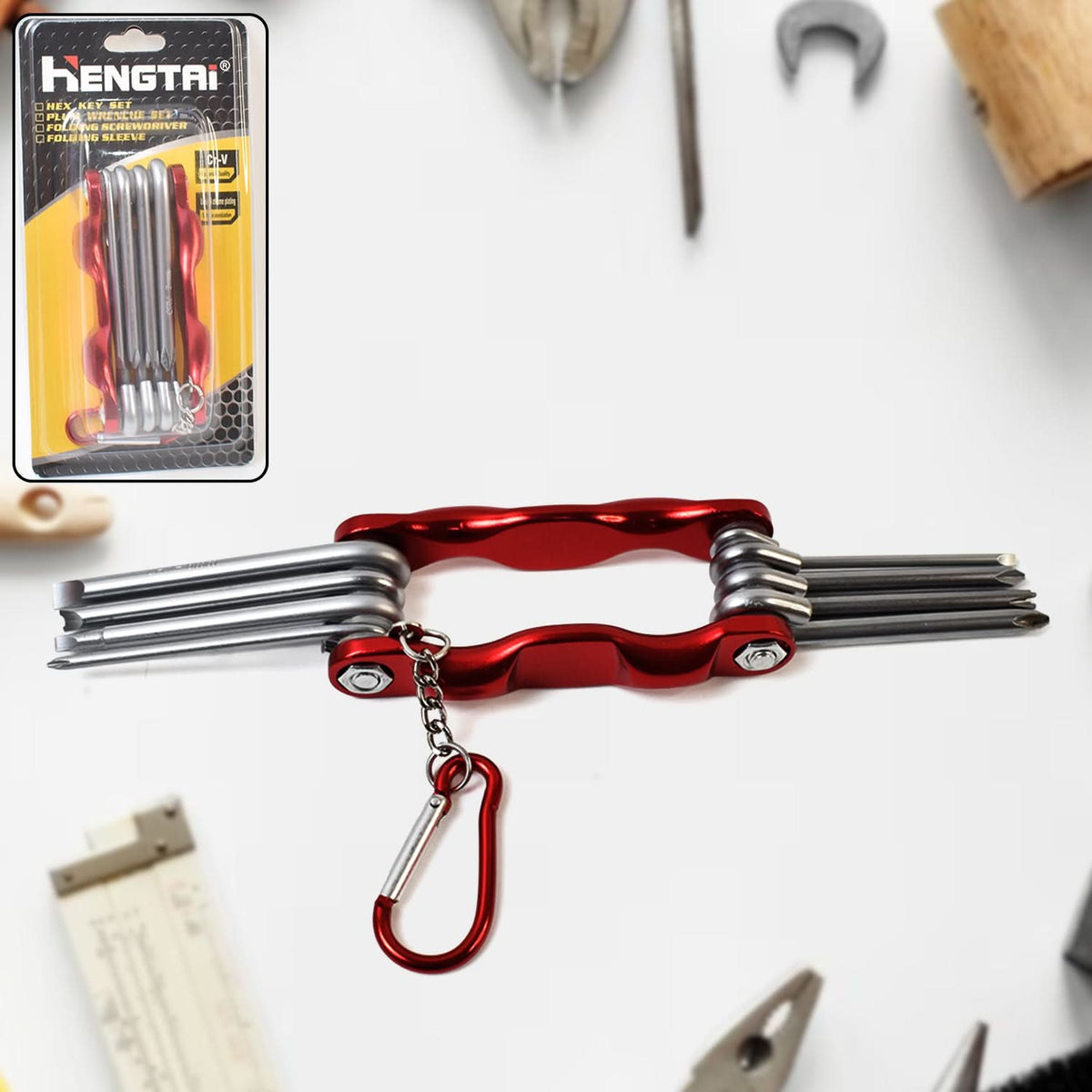 Portable 8-in-1 Multifunctional Bike Repair Tool Set HP DD