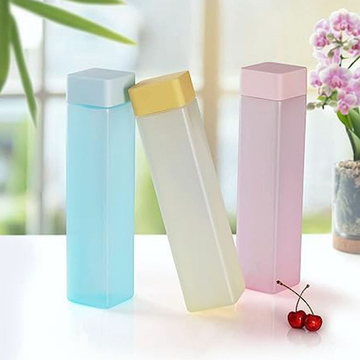 Large Capacity Plastic Water Bottles – Leakproof, BPA-Free, Wide-Mouth (6 Pc Set) HP DD