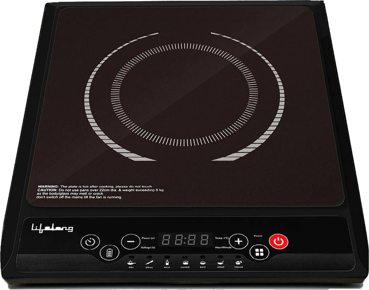 Lifelong 2000 W Induction Cooktop Push Button (Black, LLIC10)