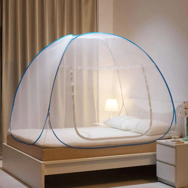 Premium Polyester Foldable Mosquito Net Tent (100 Cm Long 1 Pc) HP DD