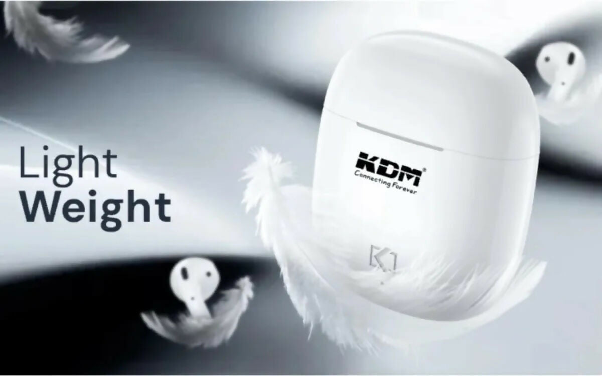 KDM Z1 Top Pods TWS Wireless Earbuds with Bluetooth 5.4, Up to 30H Battery Dreams Gadgets