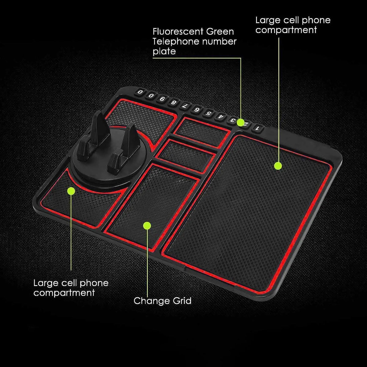 Car Dashboard Mat Mobile Phone Holder Mount HP DD