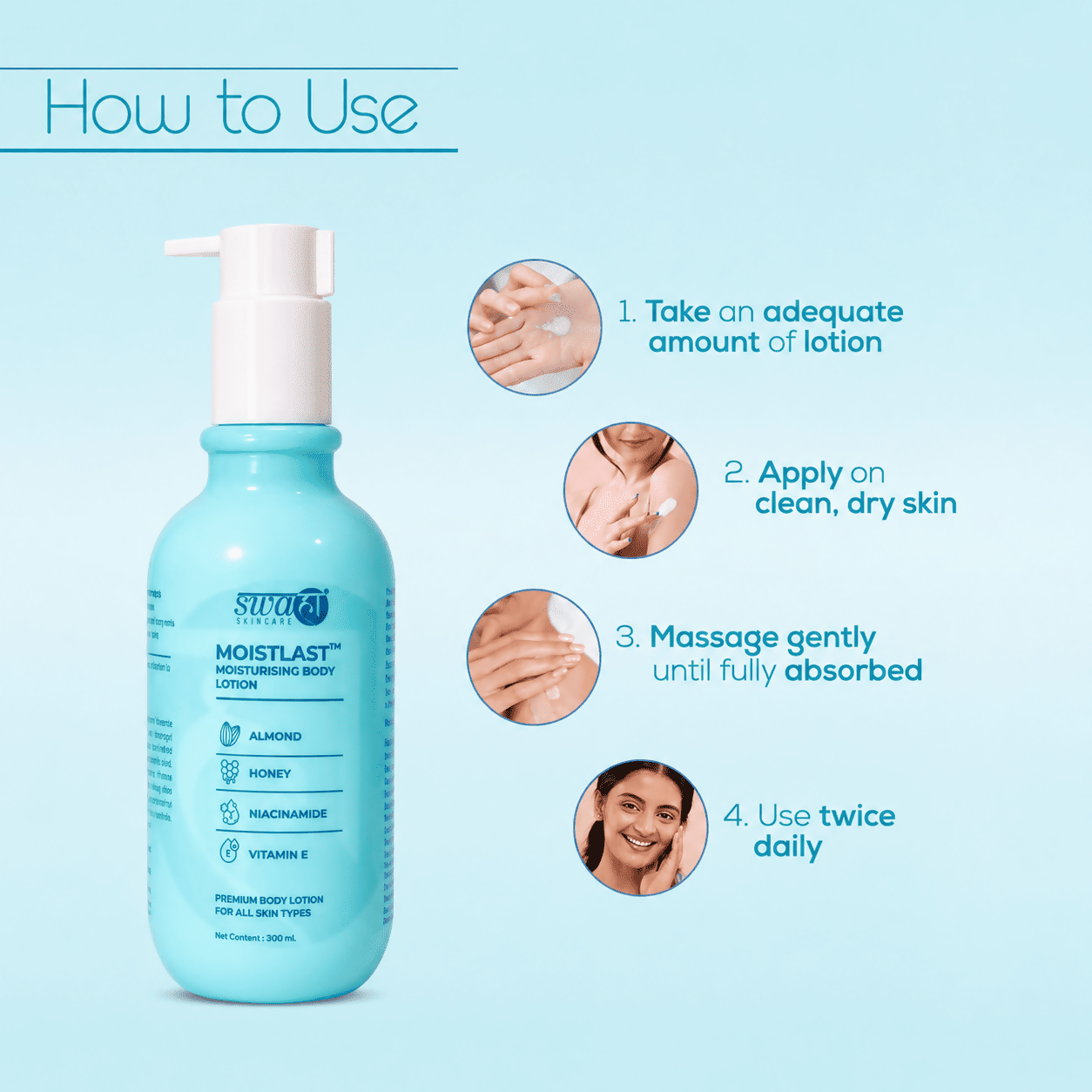Moistlast Moisturising Body Lotion (250ml)