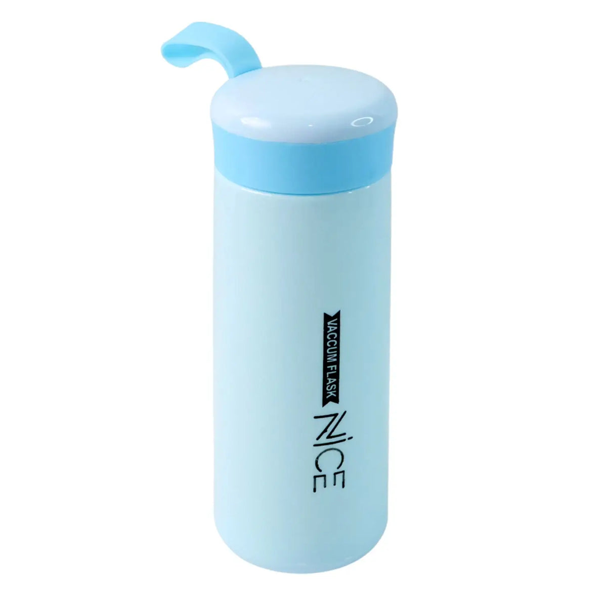 Plastic Vacuum Flask Bottle – Double Wall Insulated Hot & Cold Travel Water Bottle with Carry Strap (400 ML ) HP DD