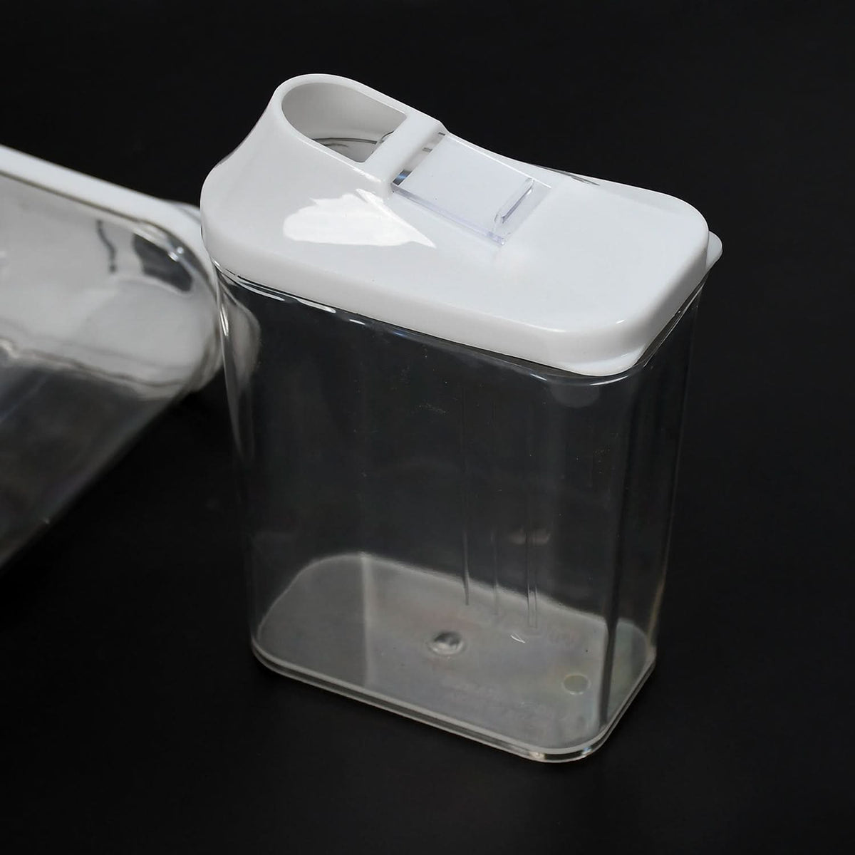 Kitchen Storage Container Transparent Jars for Organizing Home Pantry (Set of 3) HP DD