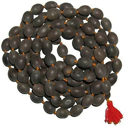 Kamal Gatta Mala – Natural Lotus Seed Beads Necklace for Spiritual Prayer & Meditation