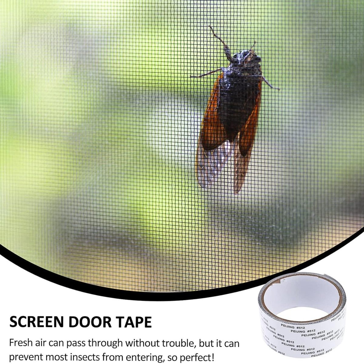 Self-adhesive Mosquito Net Repair Tape 2m X 5cm Roll 1 Pc HP DD