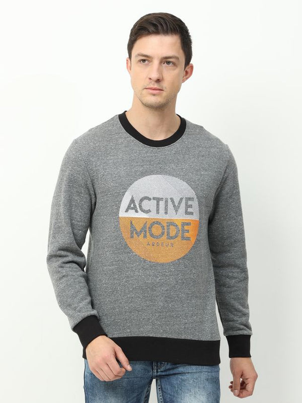 ARDEUR Mens Typography Printed Sweatshirts AFS06 ARDEUR