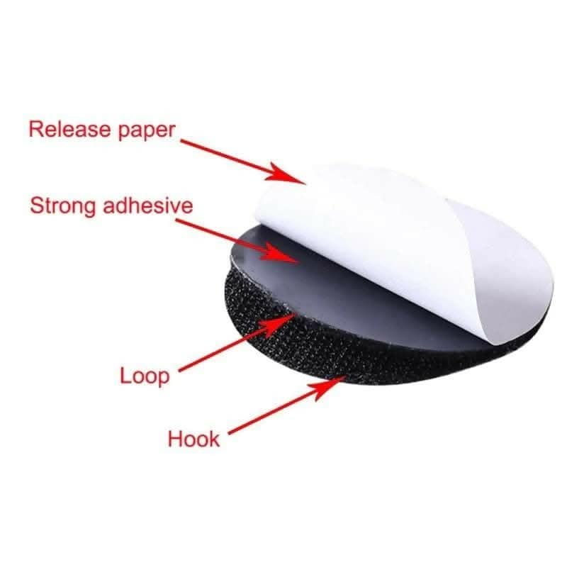 Multipurpose Round Self Sticker Combo Set (10 Pieces) - HalfPe