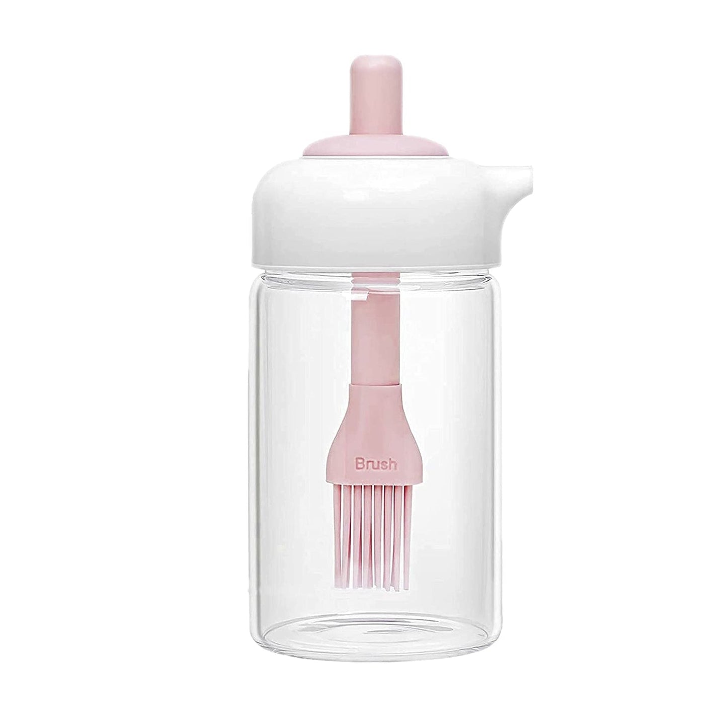 Oil Dispenser With Silicone Oil Brush (1 Pc With Brush 250 Ml Approx)