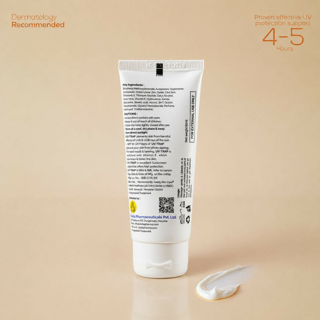 UV Trap Sunscreen SPF 50 PA+++ (60ml)
