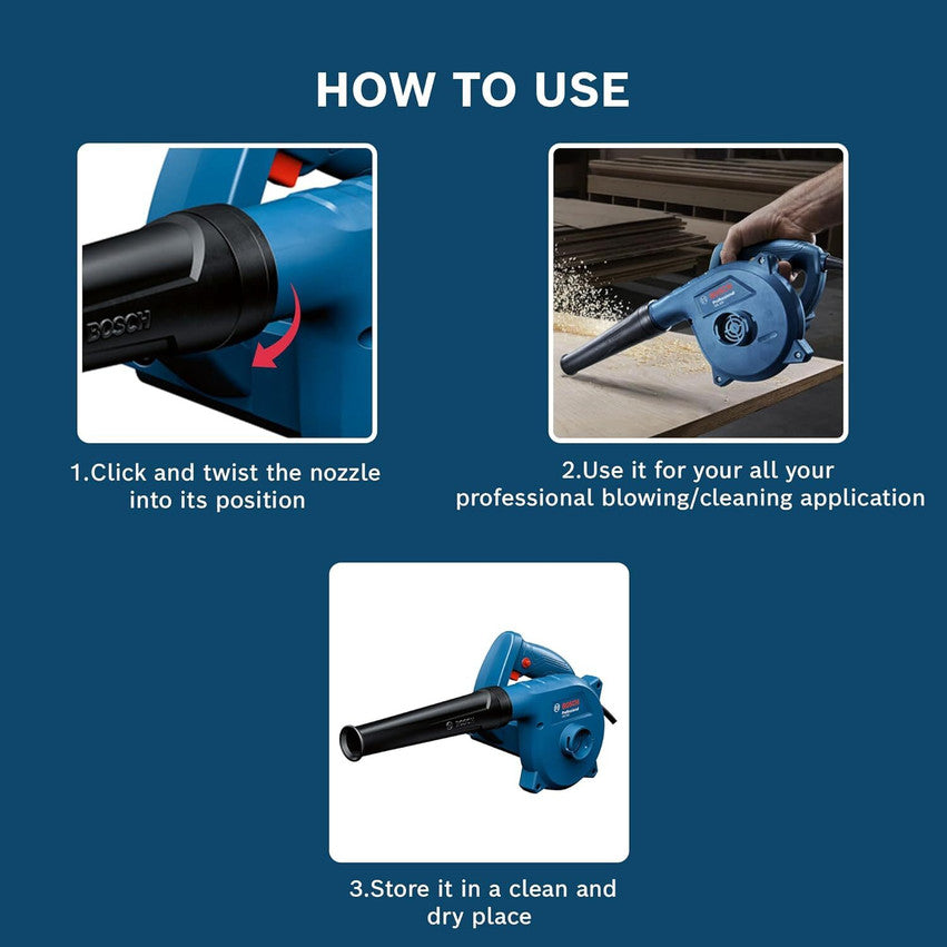 Bosch GBL 650 Airfoil Air Blower (Corded)