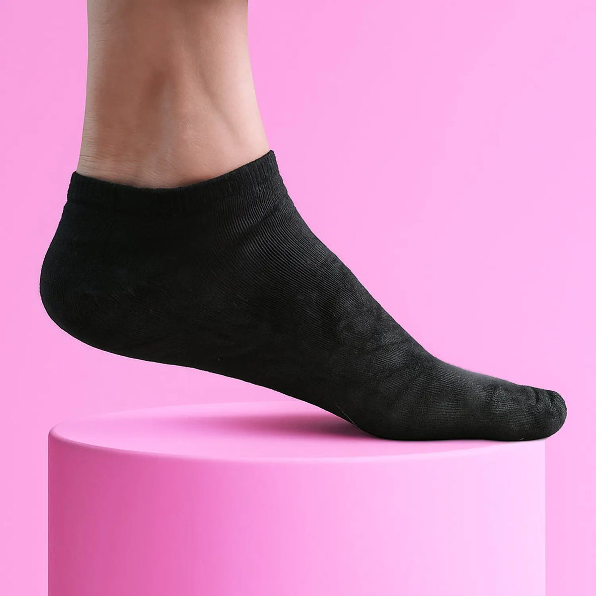 No-Show Liner Socks with Anti-Slip Heel Grip – Ultra-Thin, Breathable & Stretchy Casual Socks for Daily Wear (1 Pair) HP DD