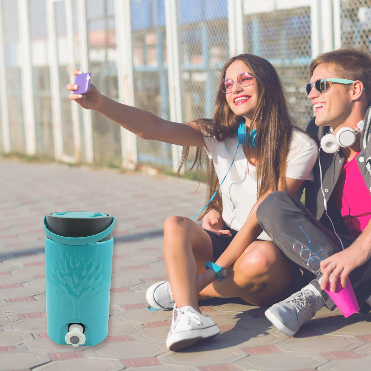Insulated Plastic Water Rover Jug With A Sturdy Handle Water Jug Camper With Tap Plastic Insulated Water Water Storage Cool Water Storage For Home Travelling (3000 Ml)