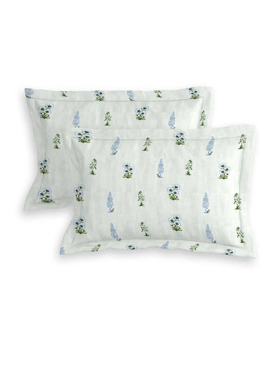 Petal 100% Pure Cotton Collection Percale Super King Bedsheet With 2 Pillow Covers