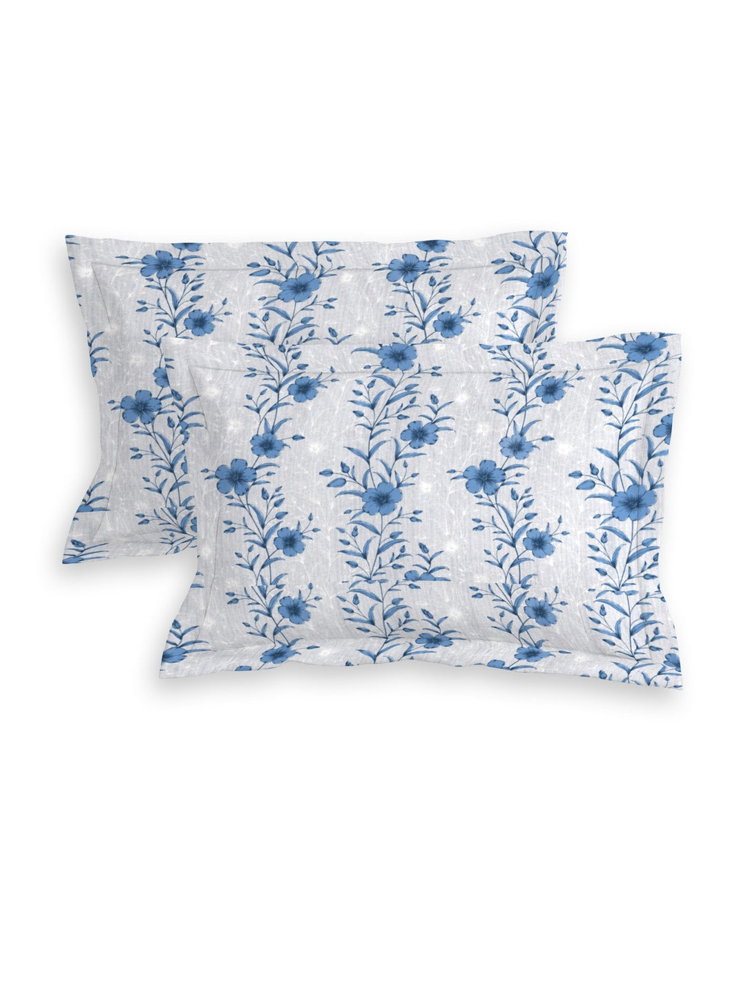 Petal 100% Pure Cotton Collection Percale Super King Bedsheet With 2 Pillow Covers