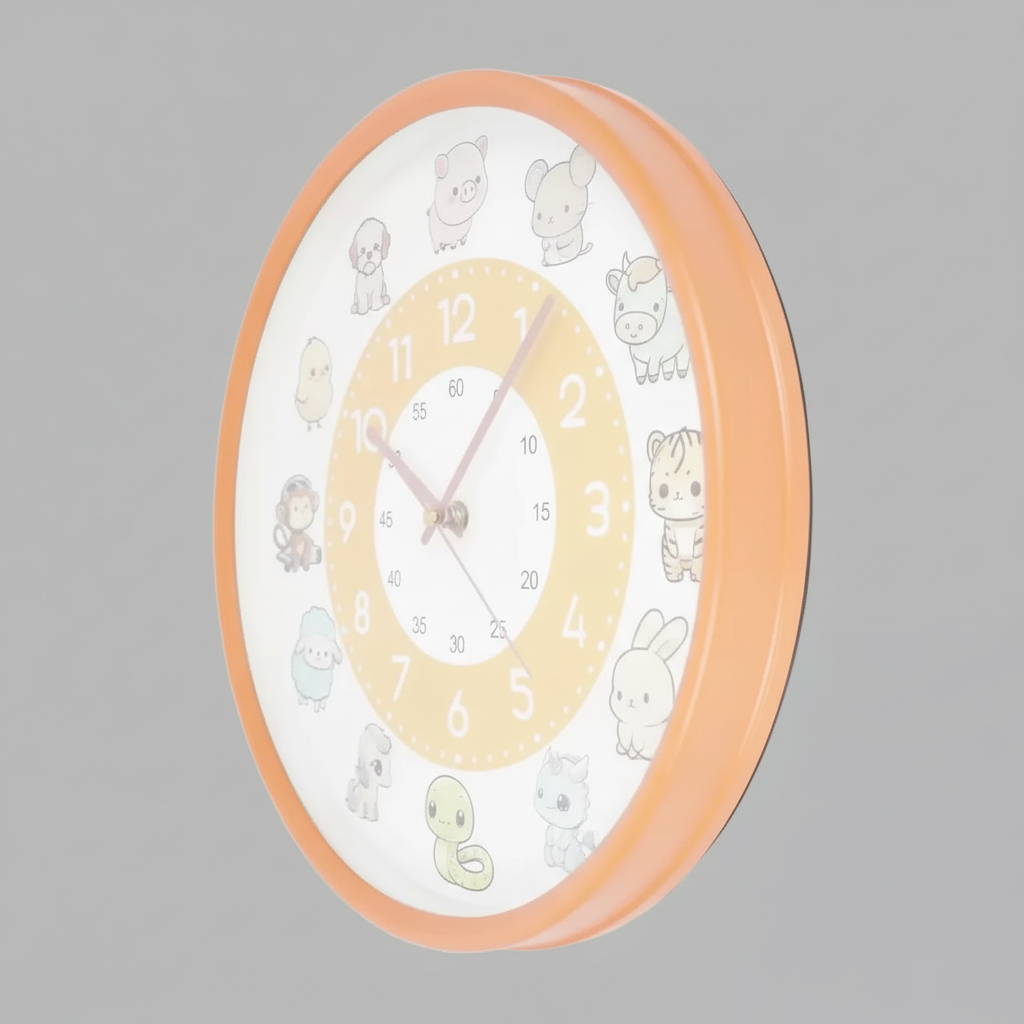 Plastic Analog Wall Clock - 34 cm SUPER