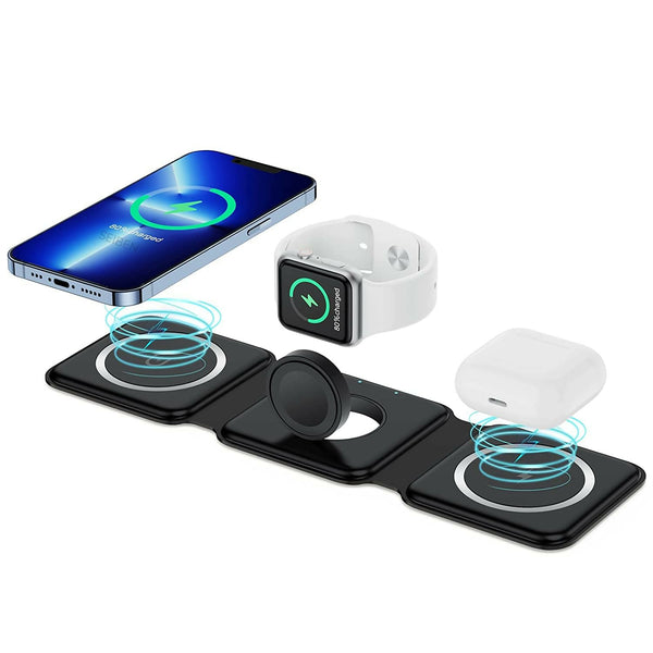 3 in 1 Magnetic Foldable Wireless Charger