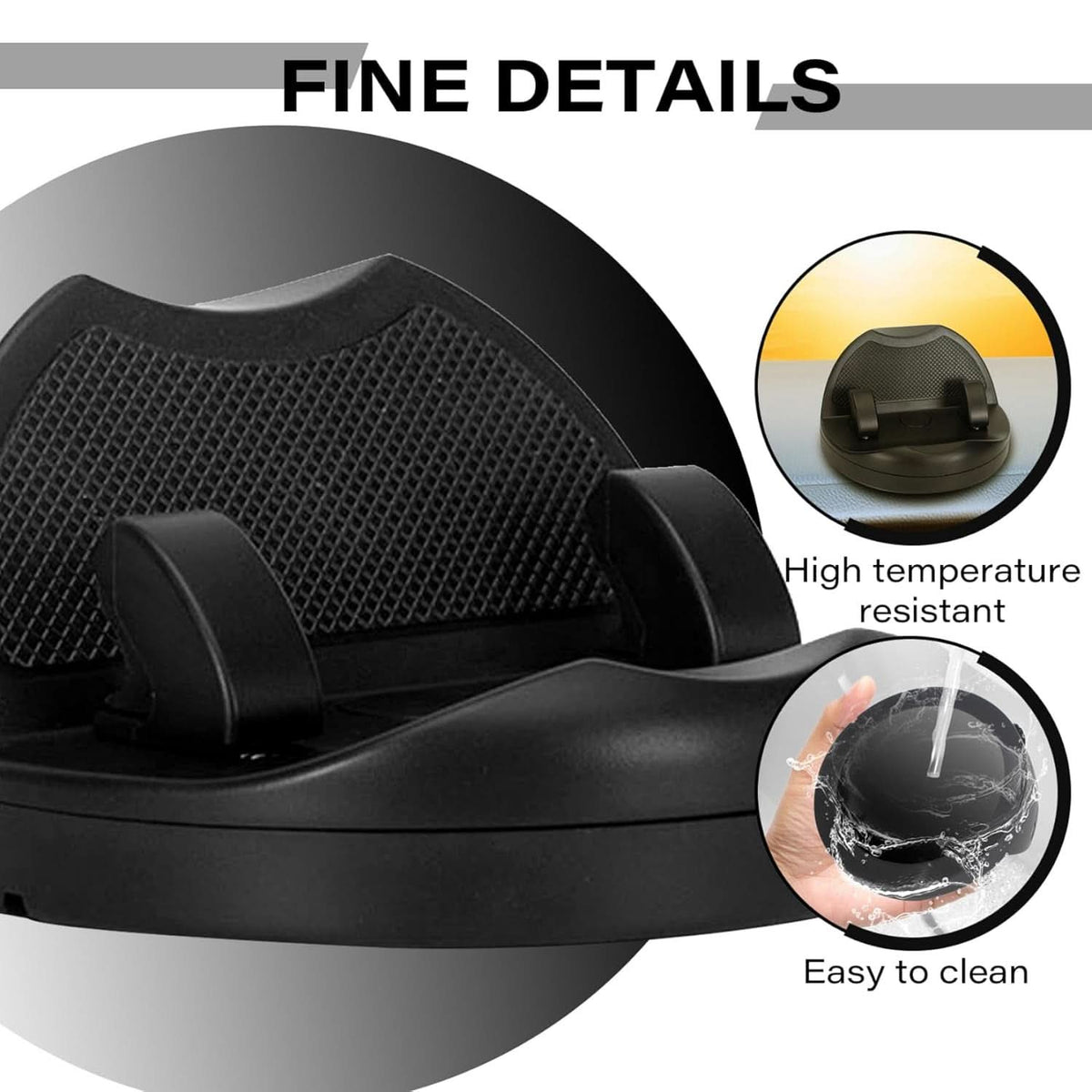 2 In 1 Car Anti-slip Mat Phone Holder Non Slip Sticky Phone Mount Holder (1 Set) HP DD