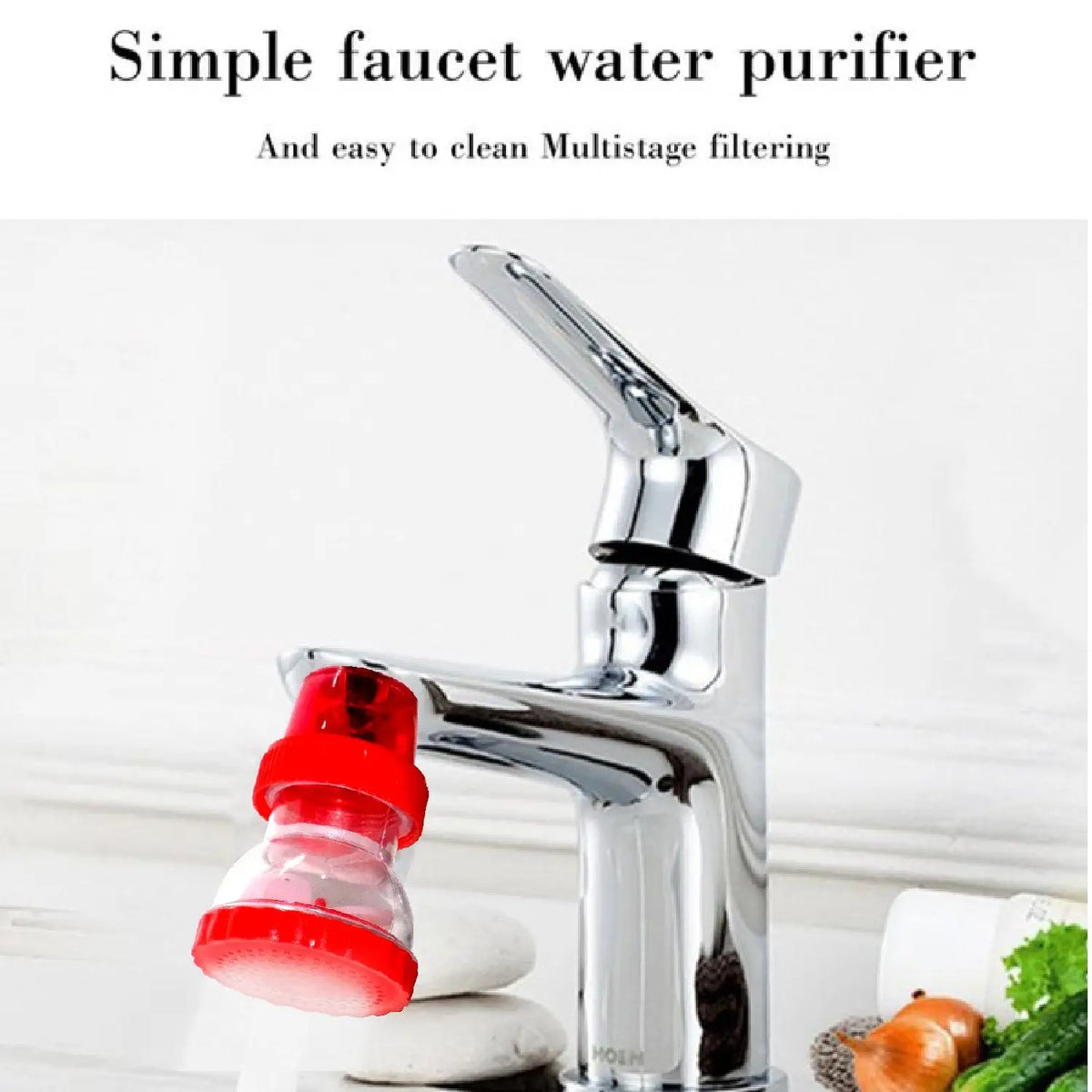 Big Plastic 360-degree Shower Head Faucet HP DD
