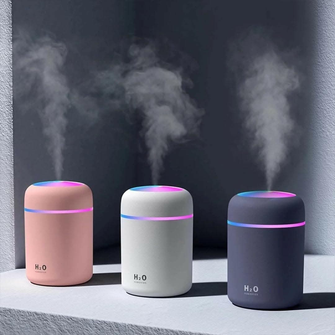 Ultrasonic Essential Electric (H2O) Humidifier for Room Moisture (Single Piece) - HalfPe