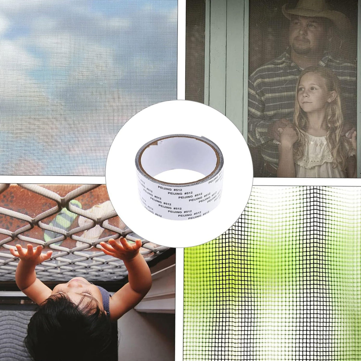 Self-adhesive Mosquito Net Repair Tape 2m X 5cm Roll 1 Pc HP DD