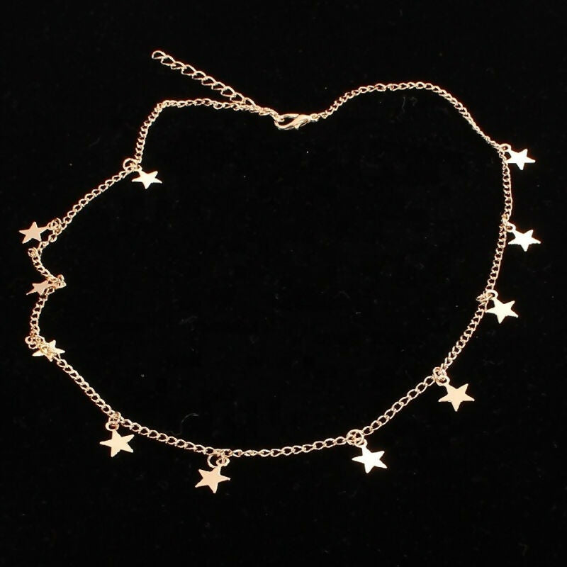 Infinity & Star Charm Necklace Set (2 Pieces)