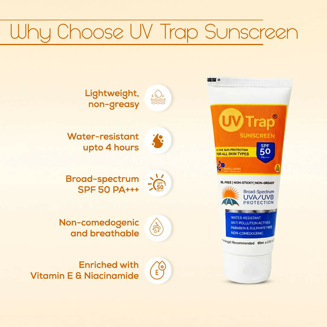UV Trap Sunscreen SPF 50 PA+++ (60ml)