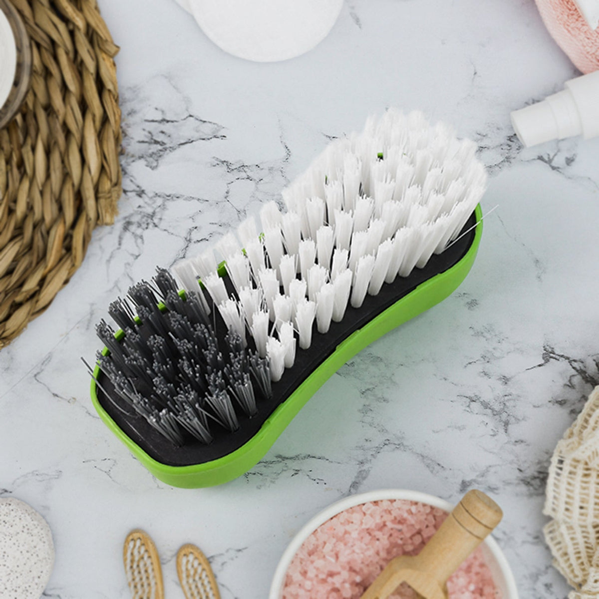 Multi-Purpose Cloth Washing Brush with Plastic Handle – Durable Laundry Scrubbing Brush for Clothes, Shoes & Household Cleaning (1 Pc) HP DD