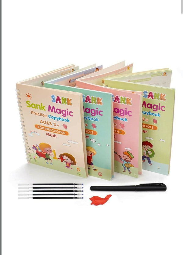 Reusable Magic Tracing Copybooks for Kids – Alphabet, Numbers & Drawing Practice Set JR Enterprise