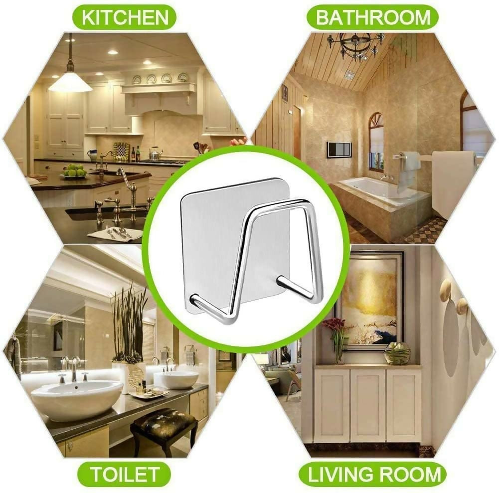 Sink Sponge Holder – Kitchen Sink Organizer Rack with Drain Tray (pack of 2)