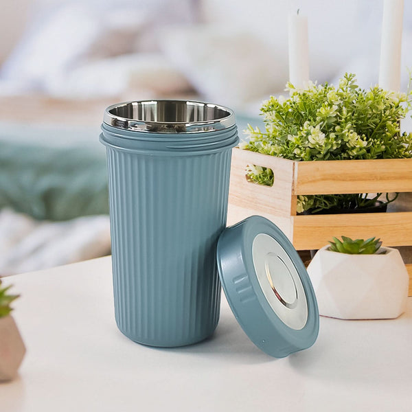 Apex Double Wall Inner Steel Travel Glass (500ml) Approx (1 Pc Mix Color)