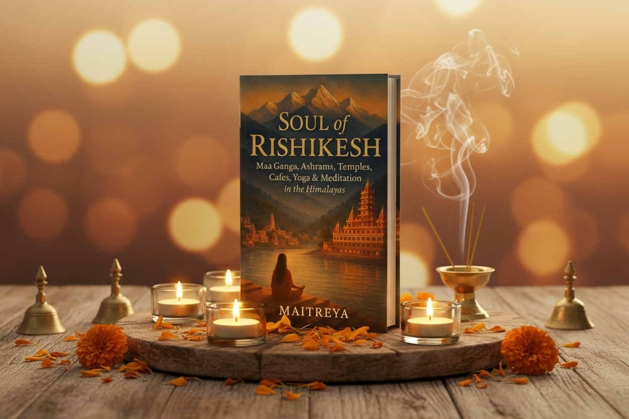 Soul of Rishikesh: Maa Ganga, Ashrams, Temples, Cafes, Yoga & Meditation in the Himalayas ( Instant eBook)