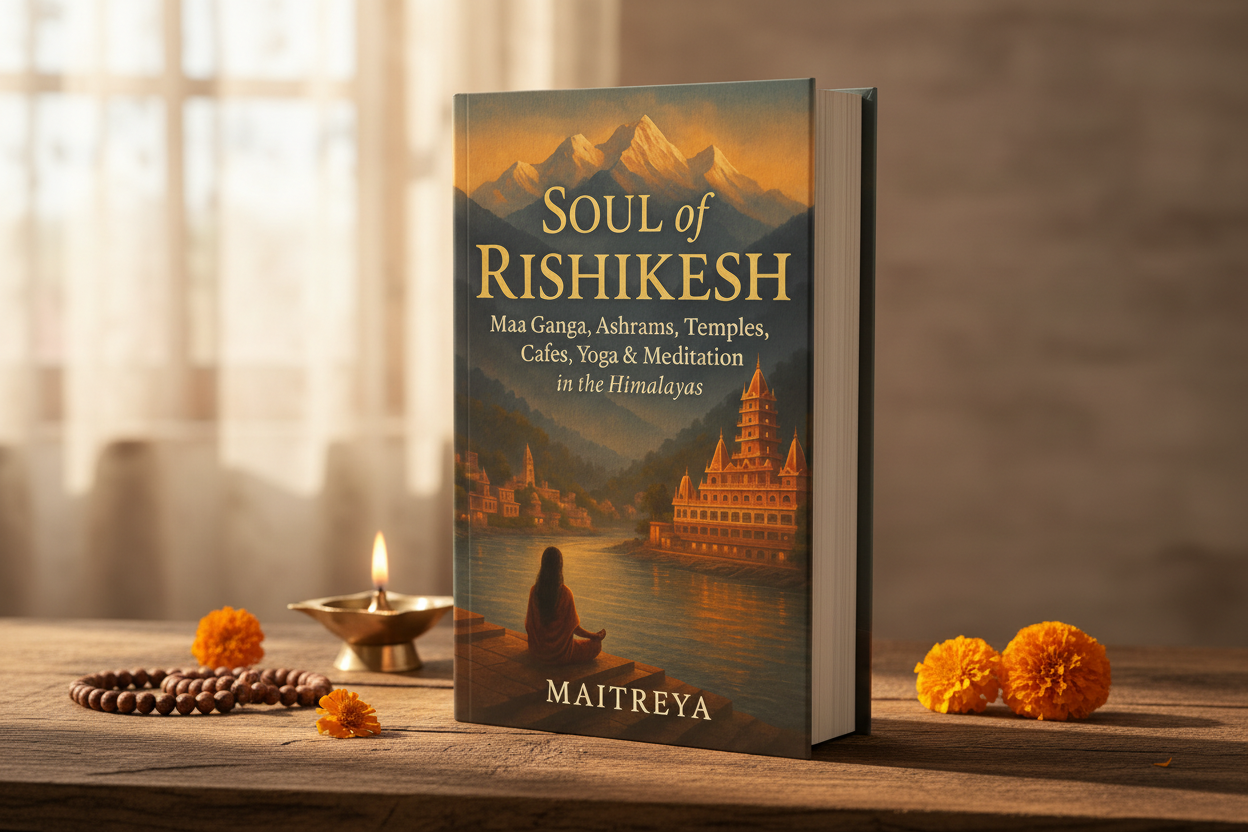 Soul of Rishikesh: Maa Ganga, Ashrams, Temples, Cafes, Yoga & Meditation in the Himalayas ( Instant eBook)