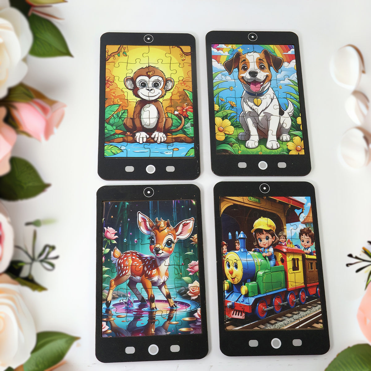 Kids Mini Cartoon Jigsaw Puzzle 1 Pc Mix Design