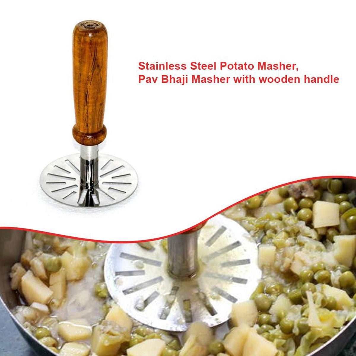 Paubhaji Masher Used In All Kinds Of Household And Kitchen Places For Mashing . HP DD