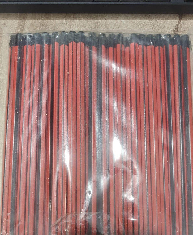 S4U Super Dark Graphite Pencil Jar – 100 Pencils (Red & Black) – image 4