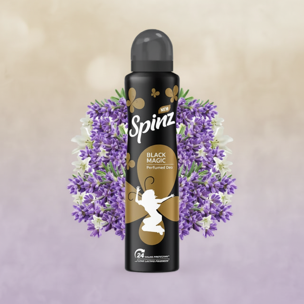 Spinz Deo Black Magic, 200ml HalfPe - FW -TPT