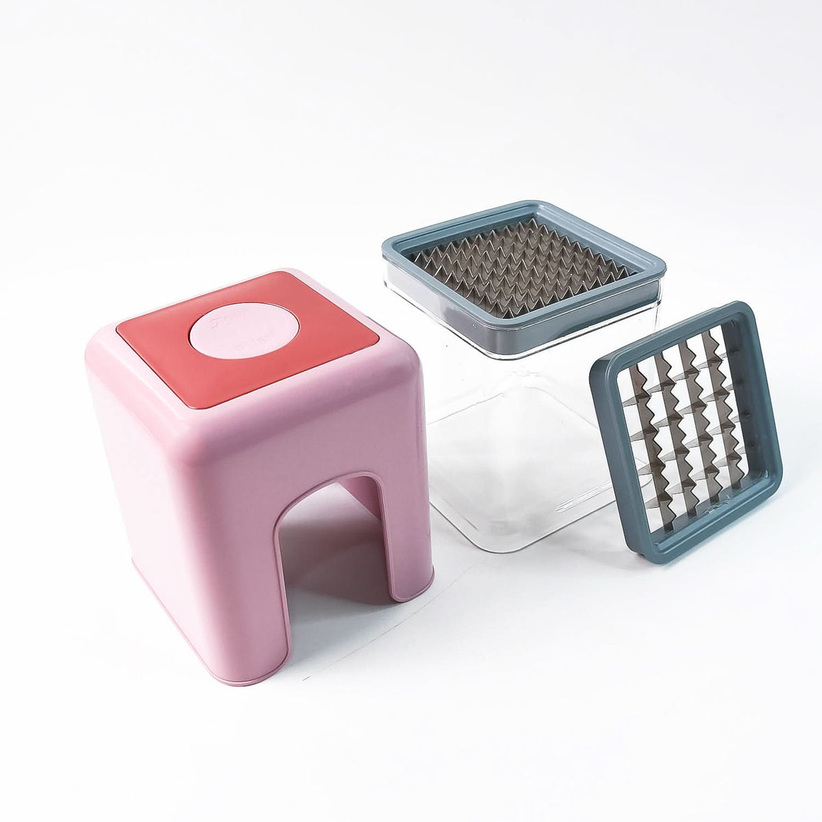Apex Heavy Duty Potato Chipser Vegetable Chopper With Dual Blade Set HP DD