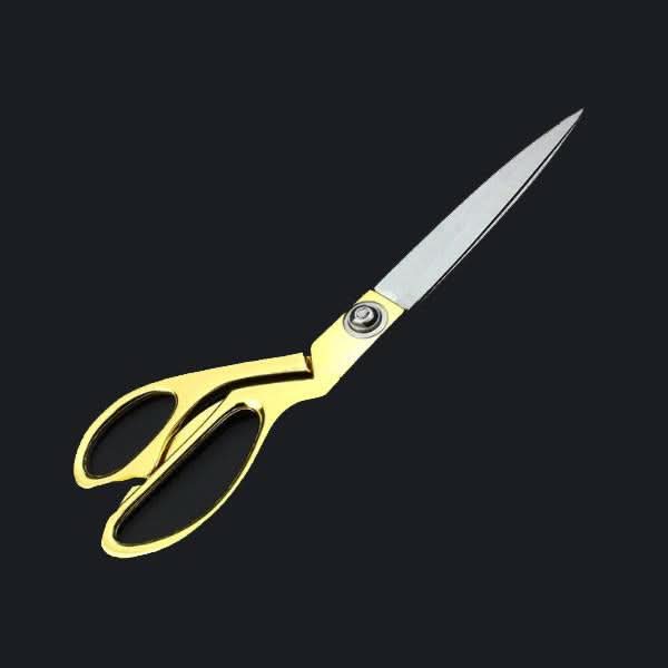 Stainless Steel Tailoring Scissor Sharp Cloth Cutting For Professionals (8.5inch) (Golden)