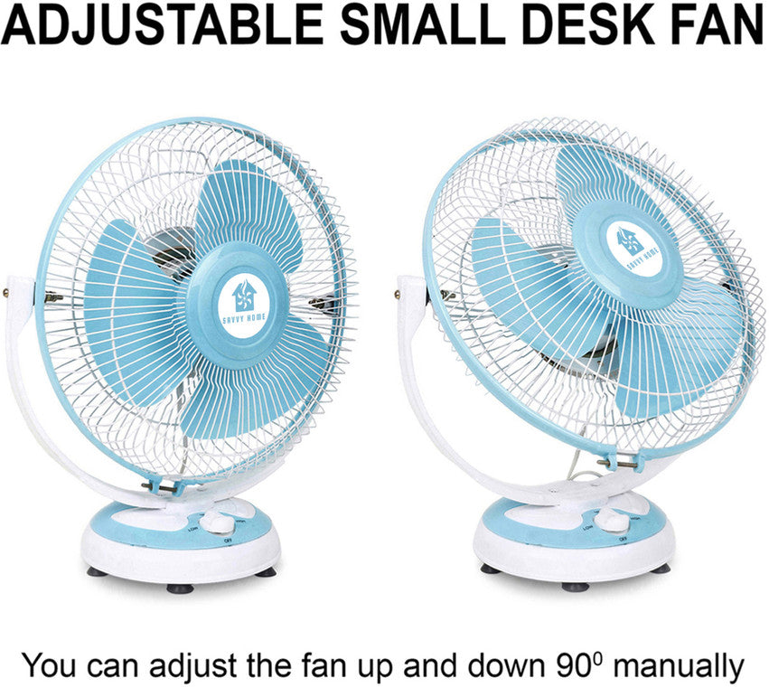 Savvy Home SAPF4 Flower 300 mm Table Fan with Silent Operation – White